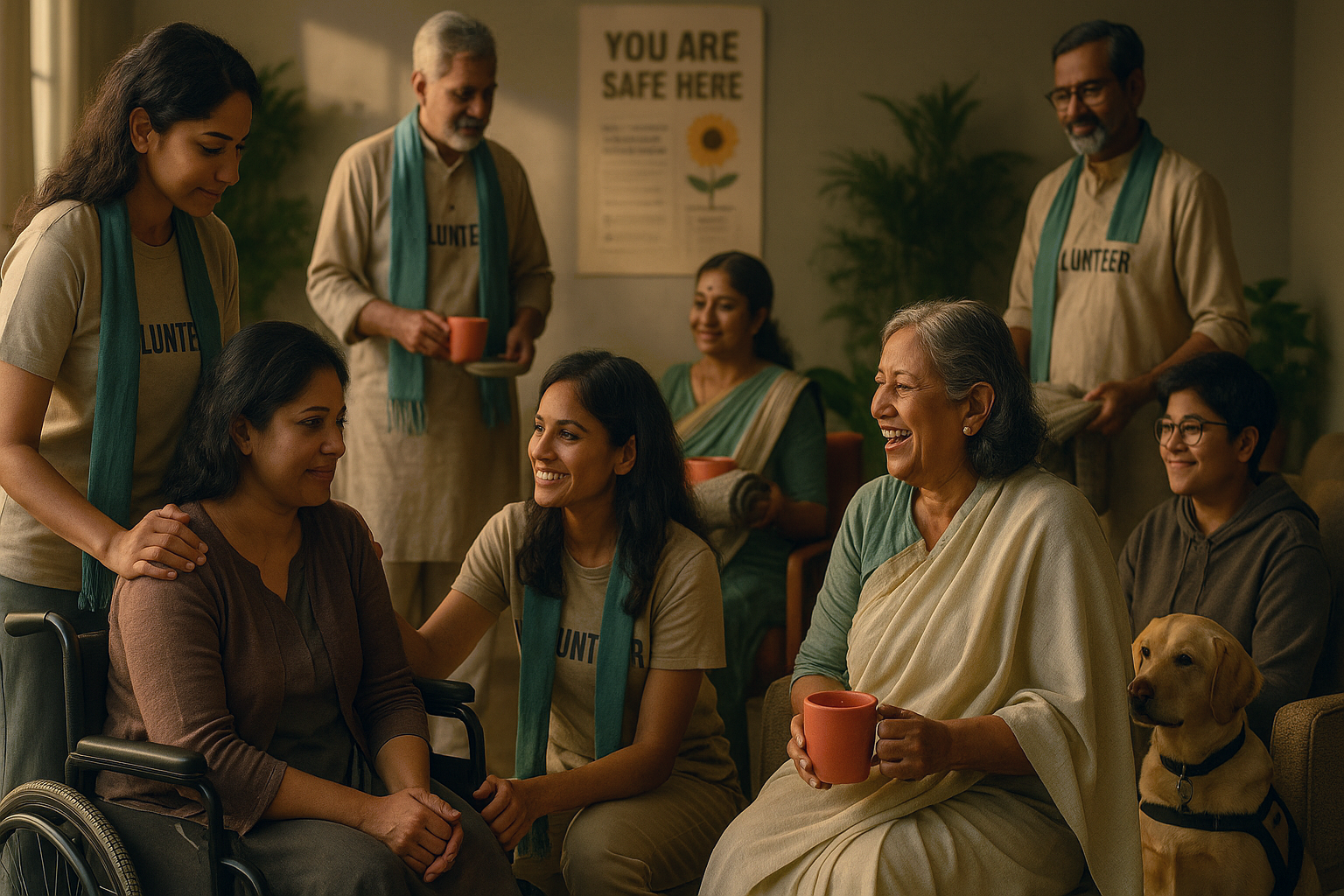 Indian Volunteers Supporting Survivors 1